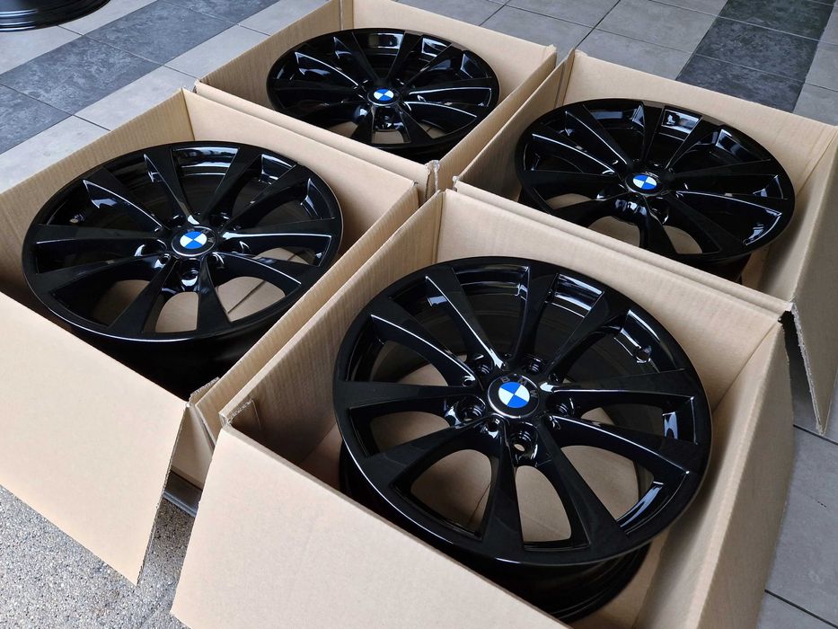 Alufelgi 17 5x120 BMW 1 3 X1 X3 F20 F30 E90 E46 E83 E84 E87 Czarne 46#