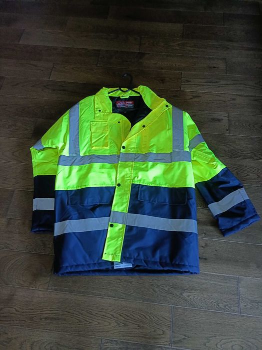 Kurtka ostrzegawcza ocieplana odblaskowa zimowa Lahti Pro L