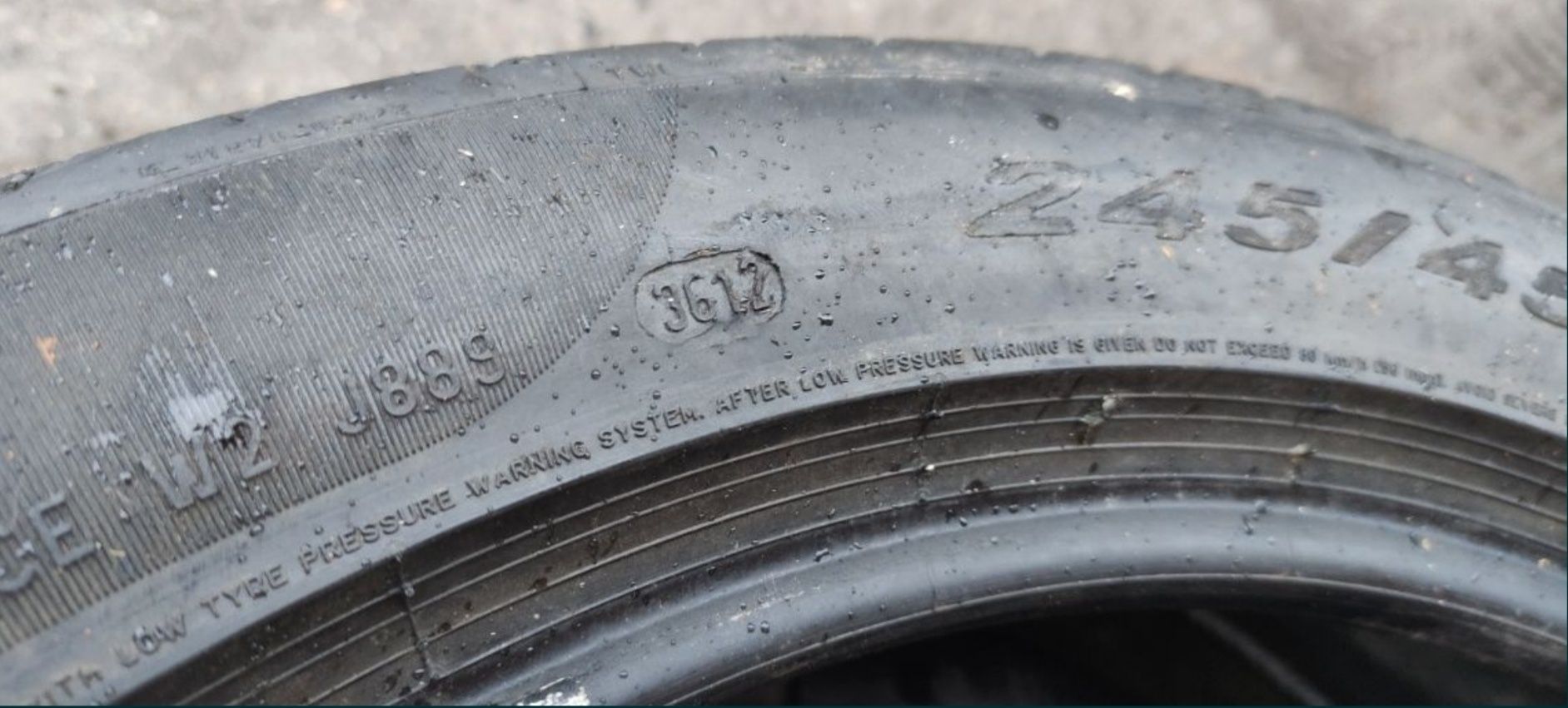 Opony letnie 6mm 245/45/19 Pirelli 7N