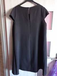 Sukienka czarna krótka bez kieszeni rozmiar 48