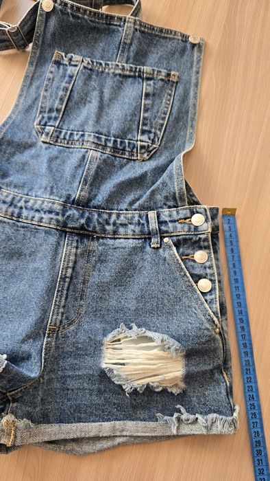 Sinsay ogrodniczki jeansowe damskie/dziewczęce 36