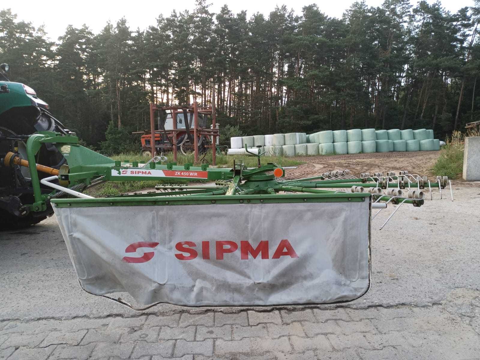 Zgrabiarka Sipma karuzelowa ZK 450 WR z 2015 roku