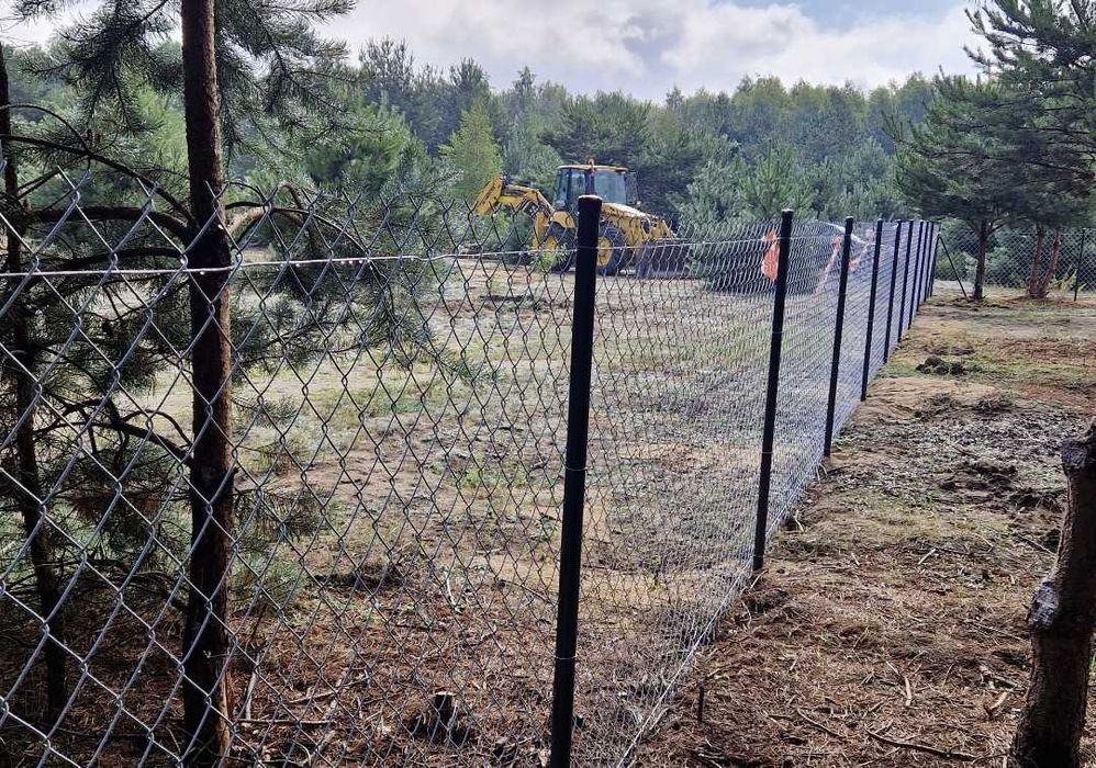 Siatka ogrodzeniowa ocynkowana pleciona