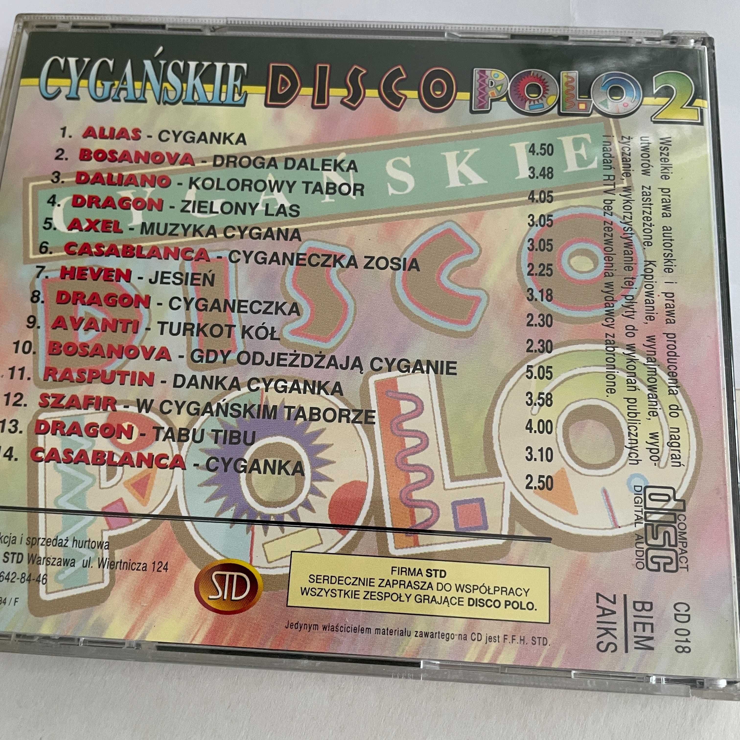 Cygańskie disco polo vol. 2 płyta CD wyd. STD