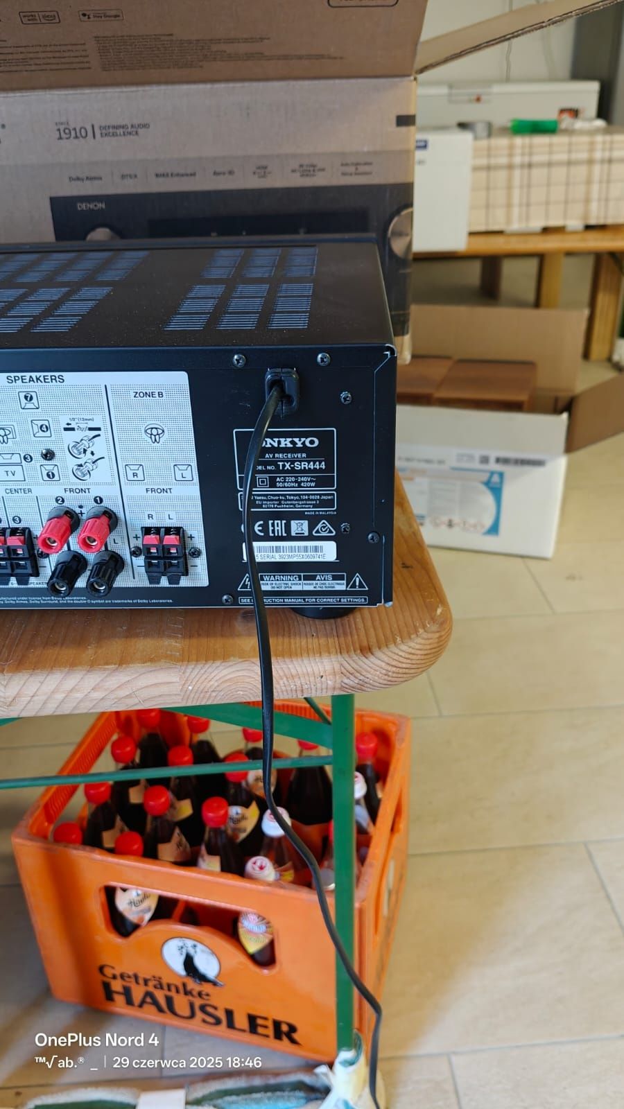 Amplituner Onkyo tx-sr444 Bluetooth wysoki model