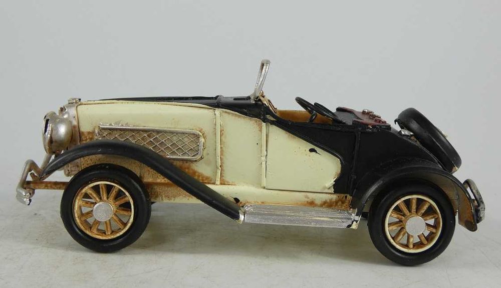 Metalowy zabytkowy model auto RETRO pojazd retro 16 cm