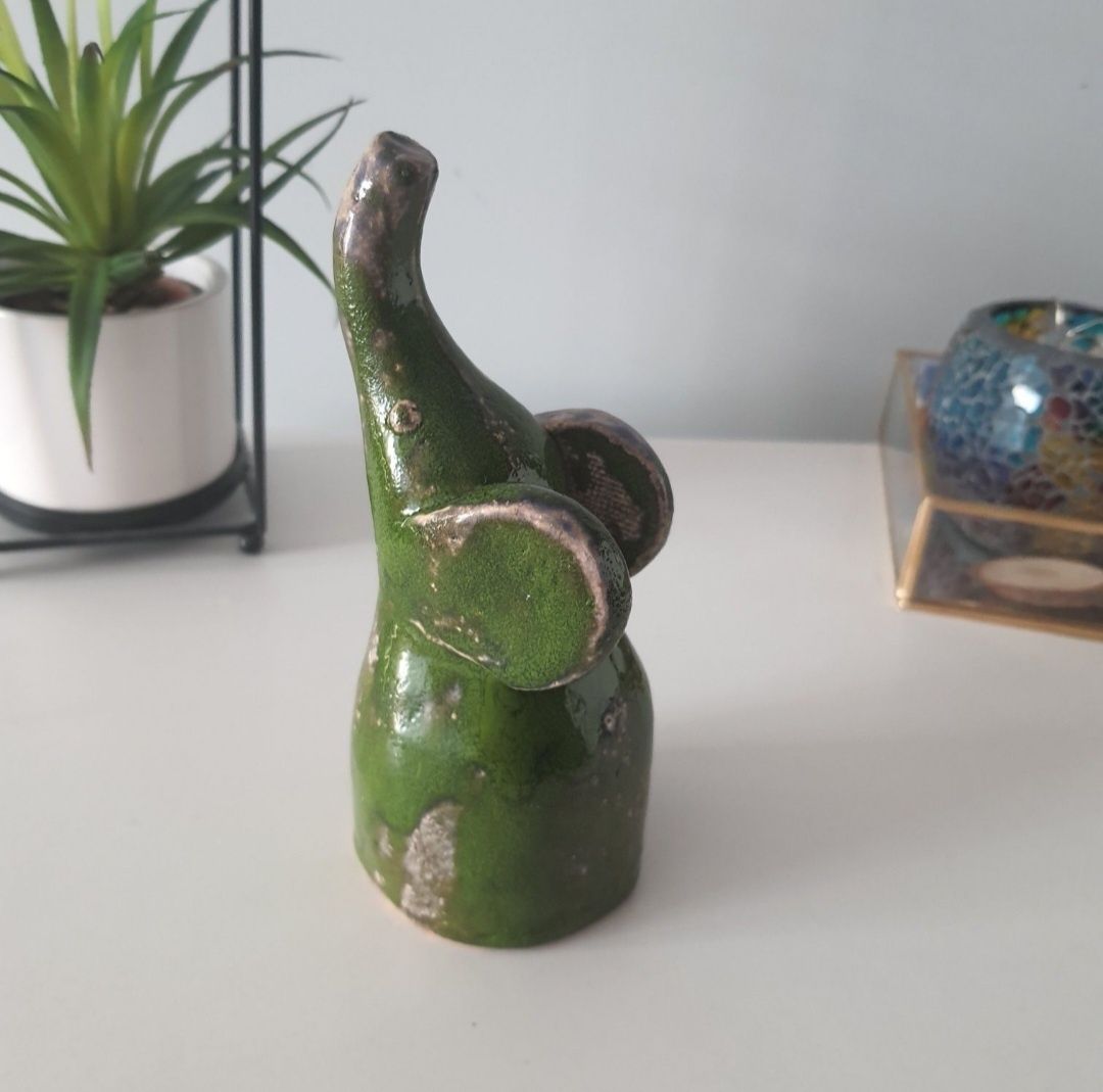 Słoń słonik ceramiczny figurka * na szczęście * NOWA