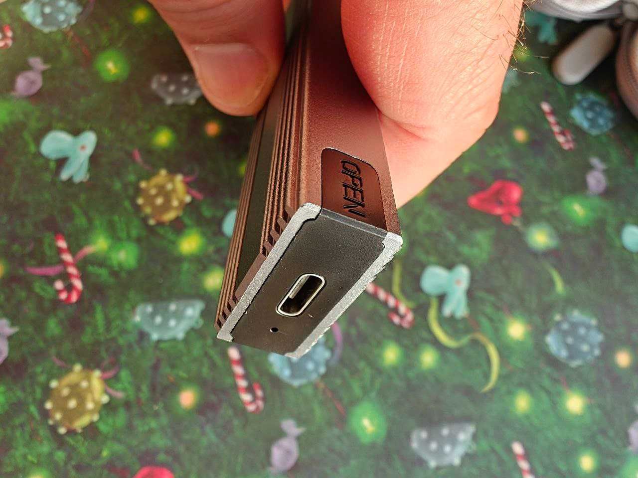 Внешний карман SSD M.2 NVMe NGFF USB 3.2 10Gbps + сумка