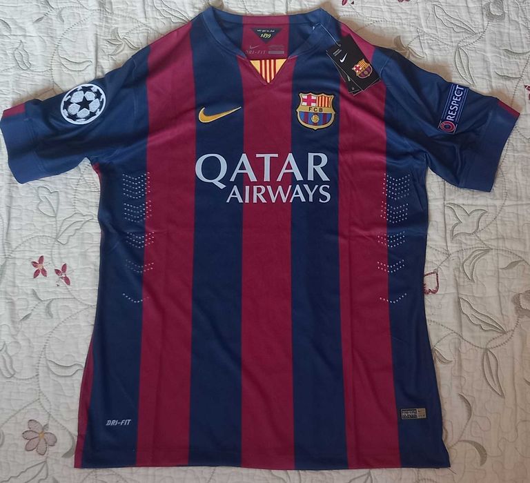 Koszulka FC Barcelona retro, nowa, Nike, Messi#10, finał LM 2014/15