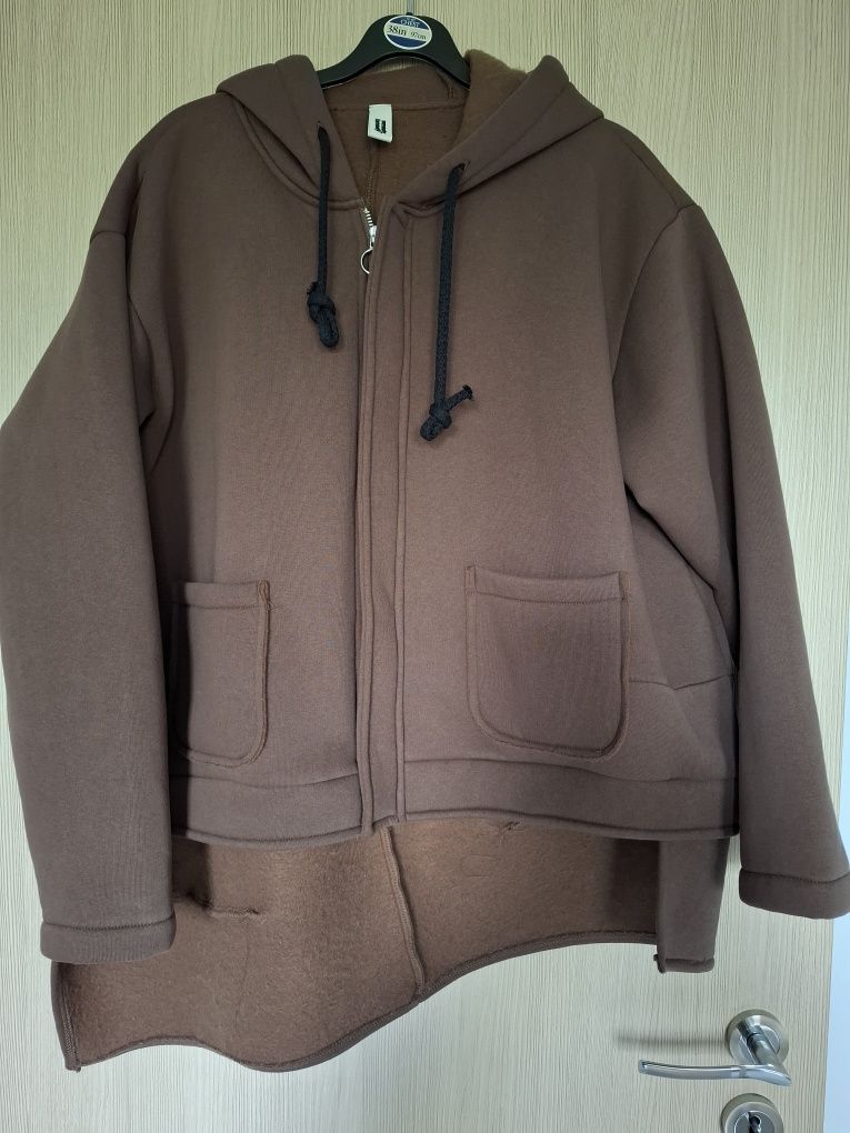 Wendy trendy nowa asymetryczna ciepła bluza