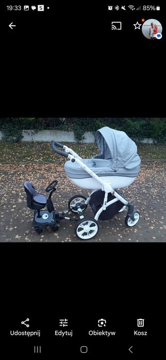 Dostawka do wózka COZY 4 RIDER z kierownicą