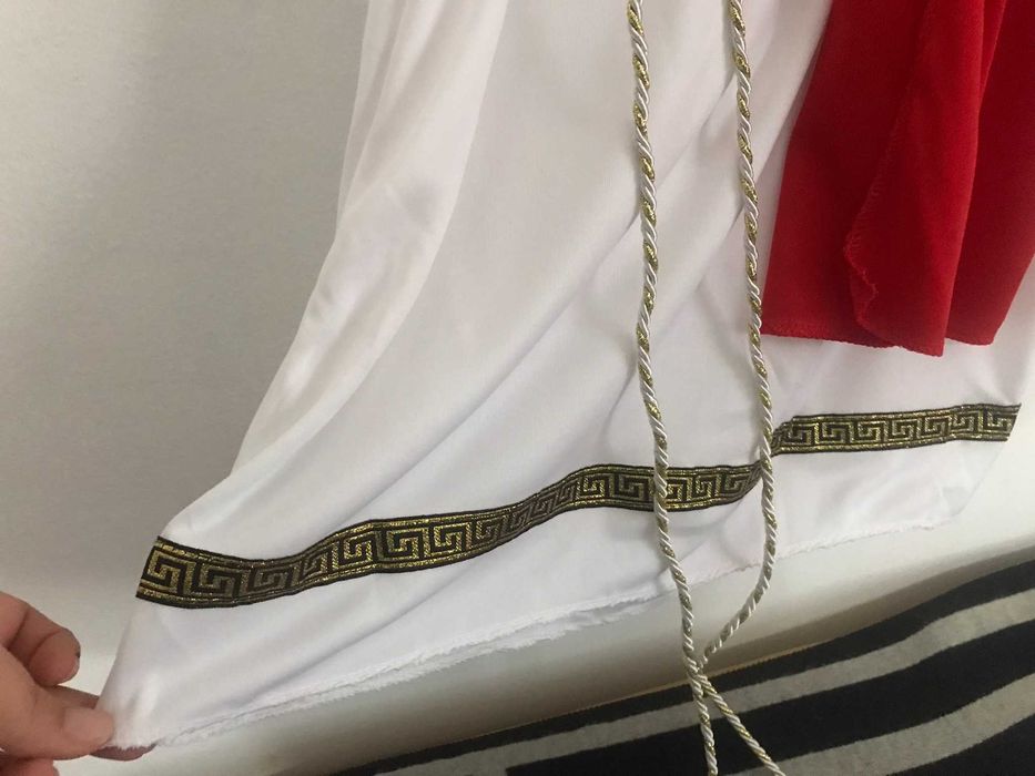 Fatos de carnaval disfarce de Imperador Romano 7-10 anos