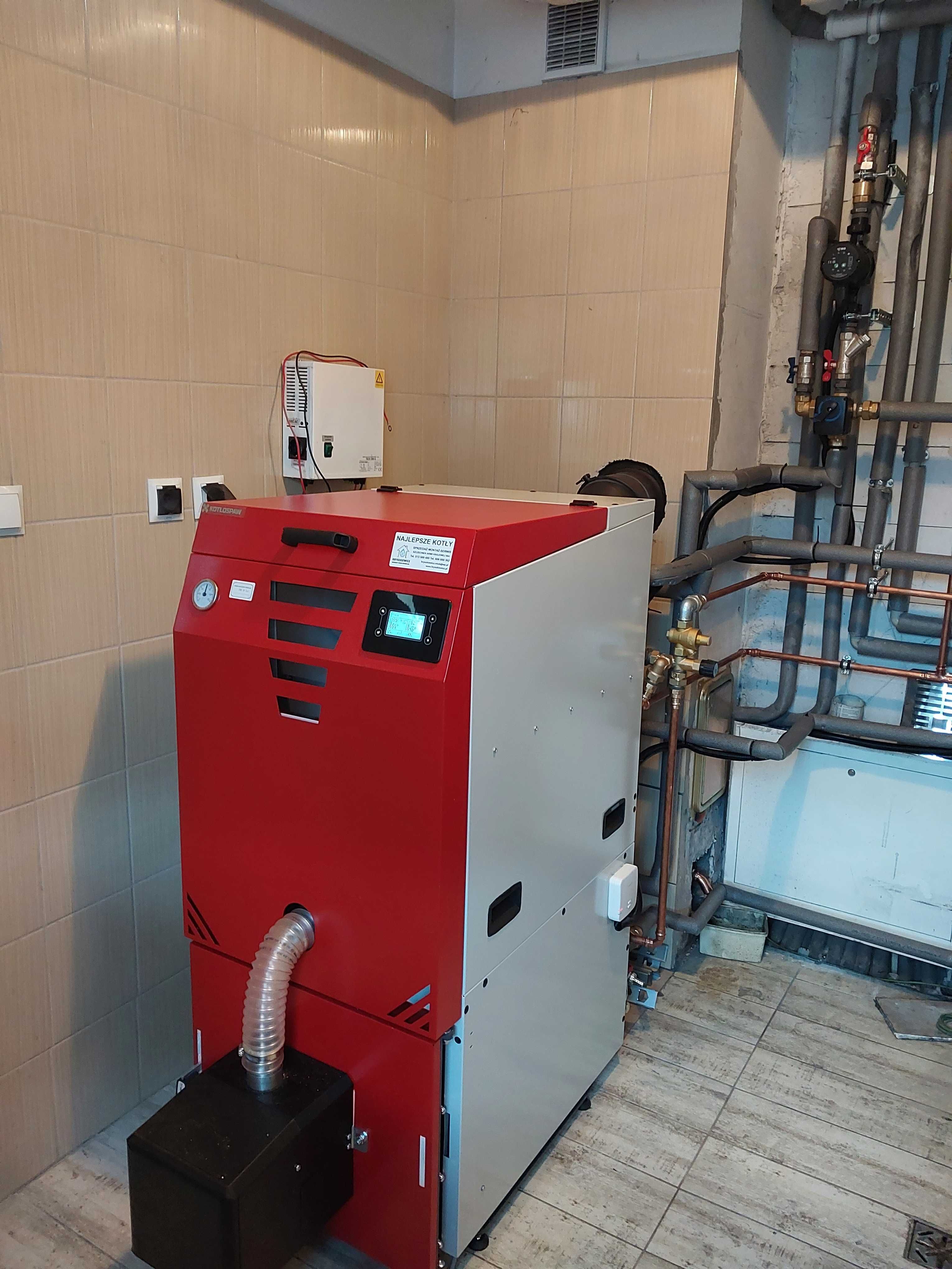 Kocioł z montażem Kotłospaw Slimko 12kW na Pellet Ciepłe Mieszkanie