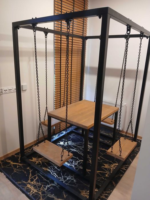 Huśtawka metalowa  sześcioosobowa ZIMOWA PROMOCJA MINUS 5%