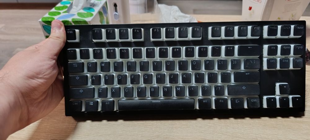 Механічна клавіатура Dark Project KD87A (Gateron Teal, PBT, RGB) - б/в