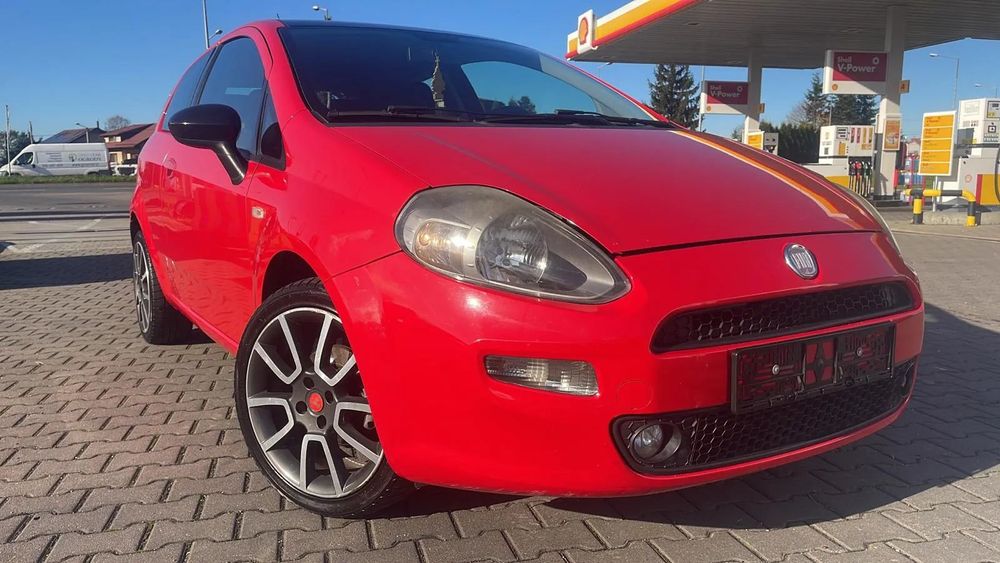 Fiat Punto ŚLICZNY, TURBO Benzyna, Czarny Dach, DOINWESTOWANY, Warto!!