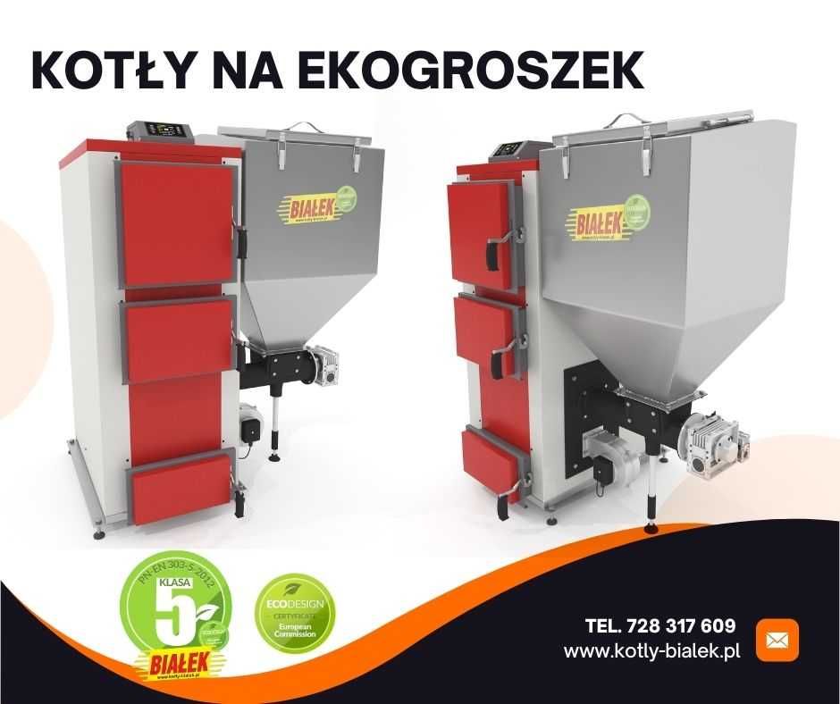 PRODUCENT KOTŁY BIAŁEK kotły na ekogroszek 5 klasa kotły na pellet