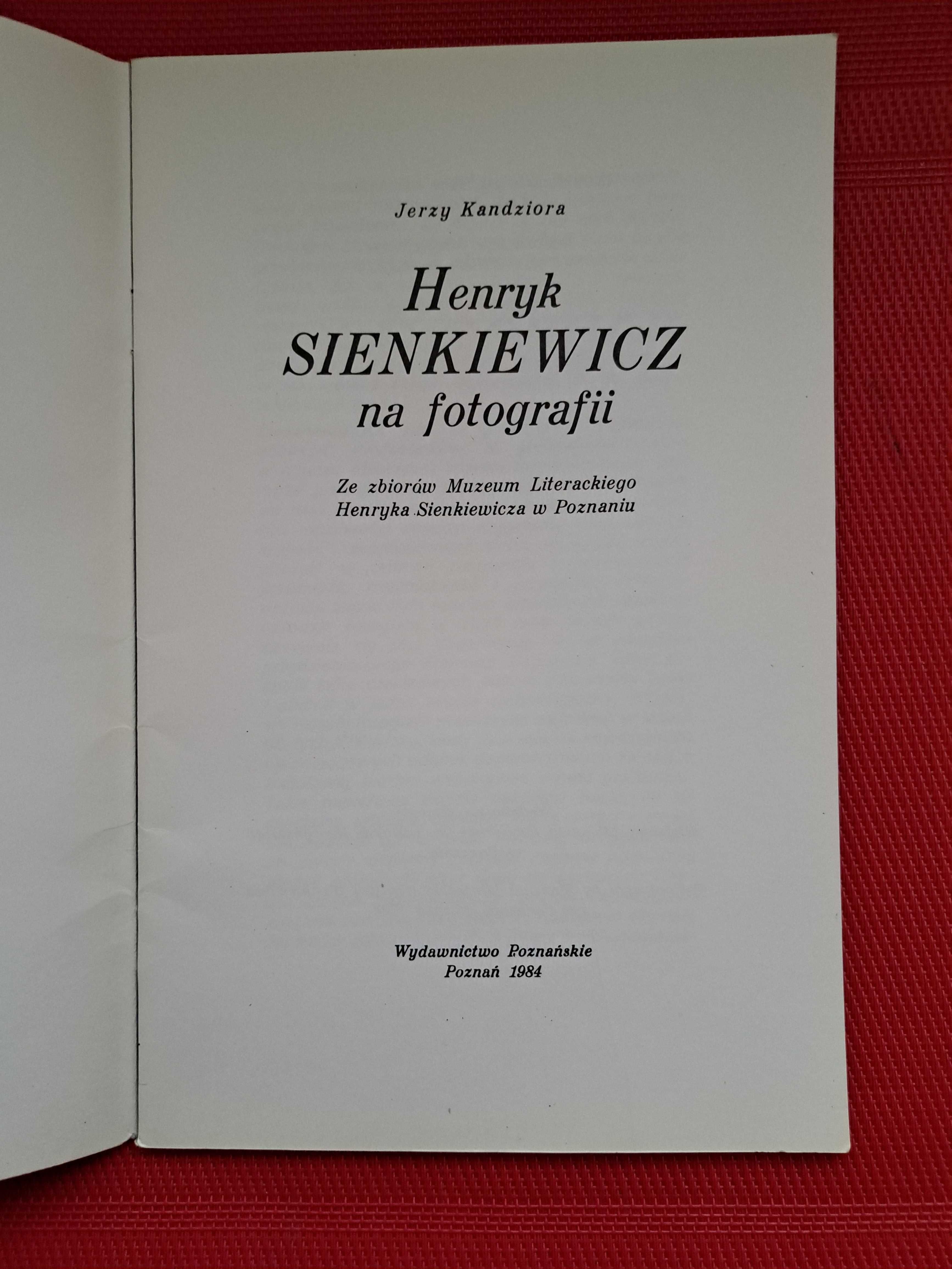 Henryk Sienkiewicz na fotografii