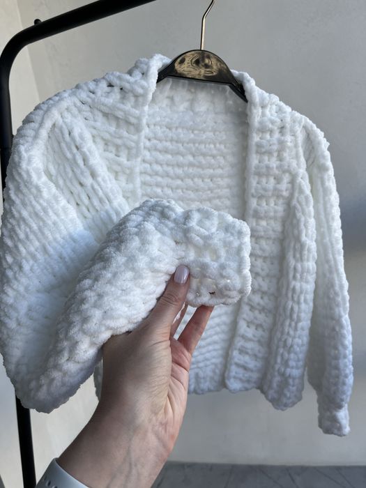 Плюшевий кардиган на дівчинку