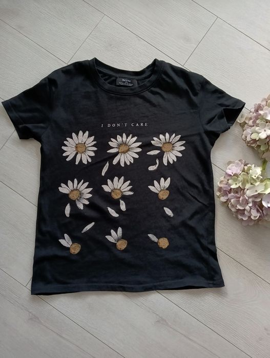Bershka # t-shirt # roz XS