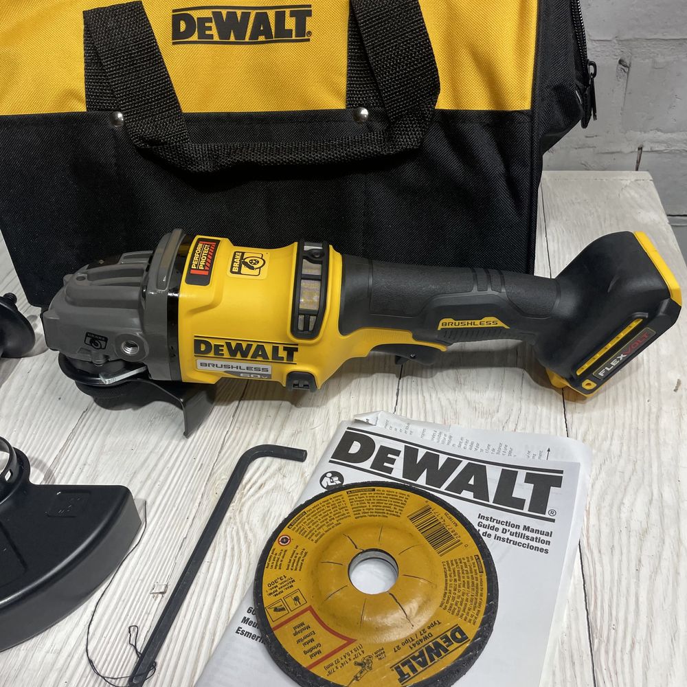 Аккумуляторная болгарка DEWALT DCG418B FLEXVOLT 60V MAX*