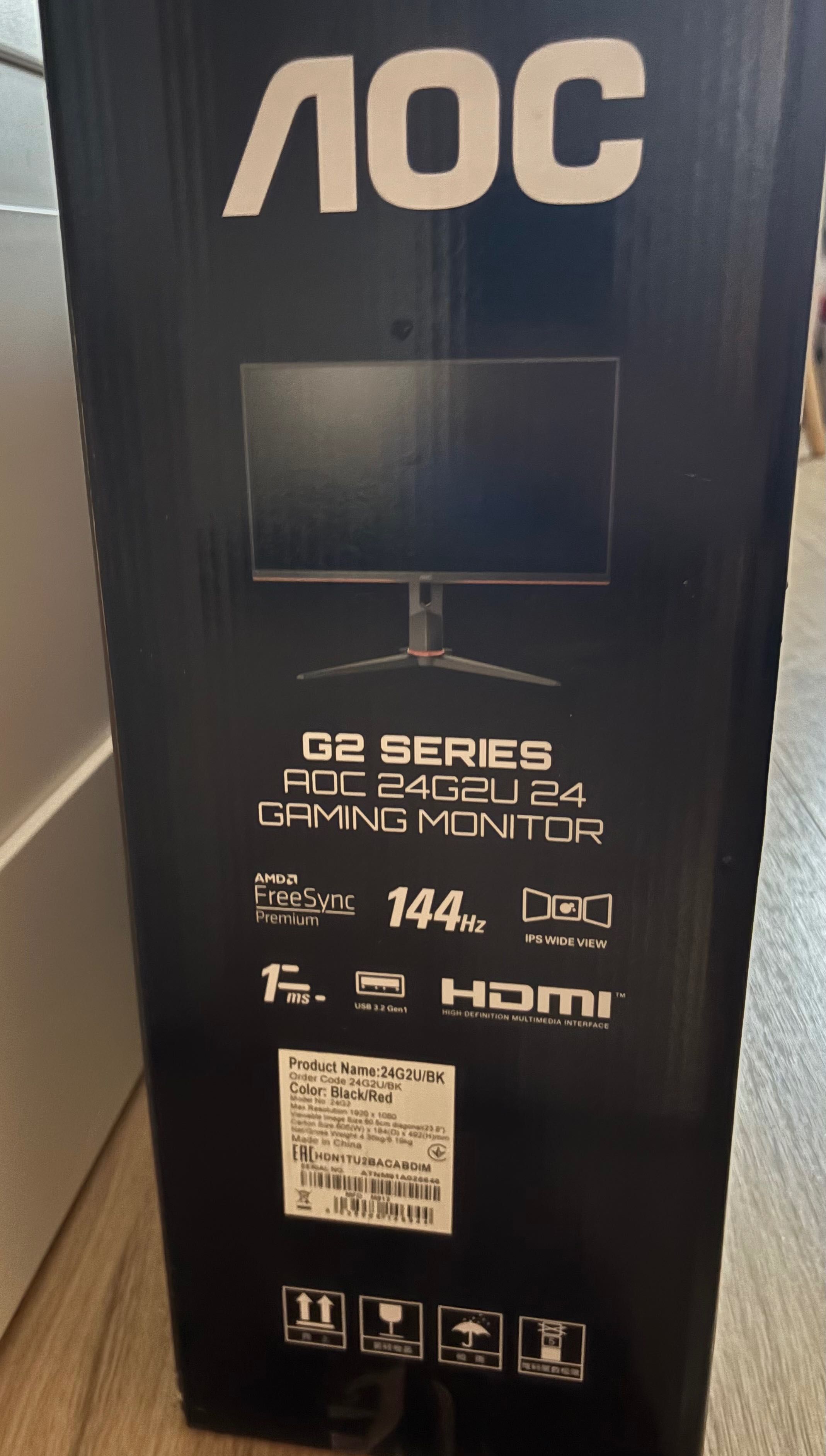 Monitor AOC 24G2U/BK IPS 144Hz