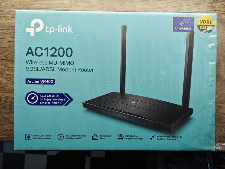TP-Link AC1200 Archer VR400 VDSL/ADSL