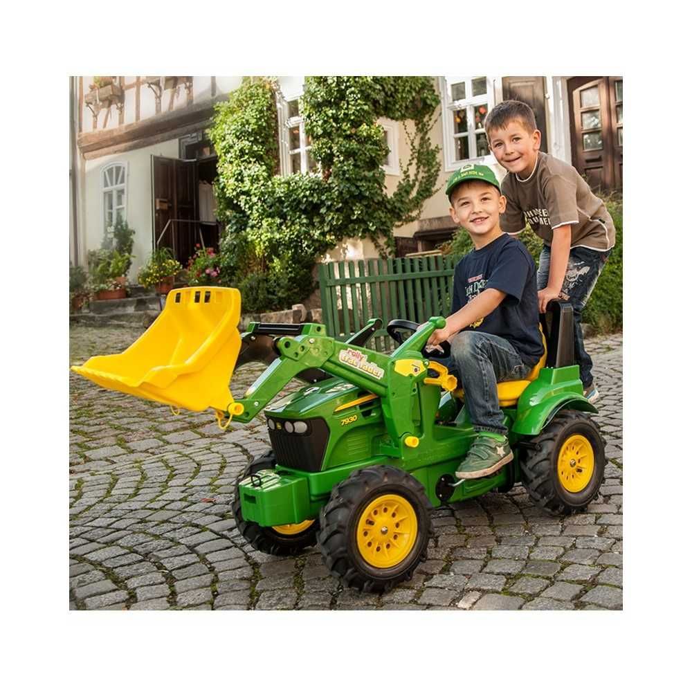 Auto Samochód TRAKTOR NA PEDAŁY JOHN DEERE zabawki edukacyjne koparka