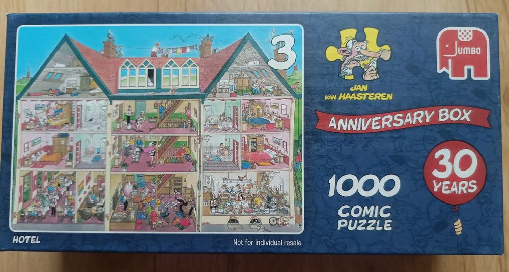 Puzzle Jan van Haasteren przekrój hotelu.