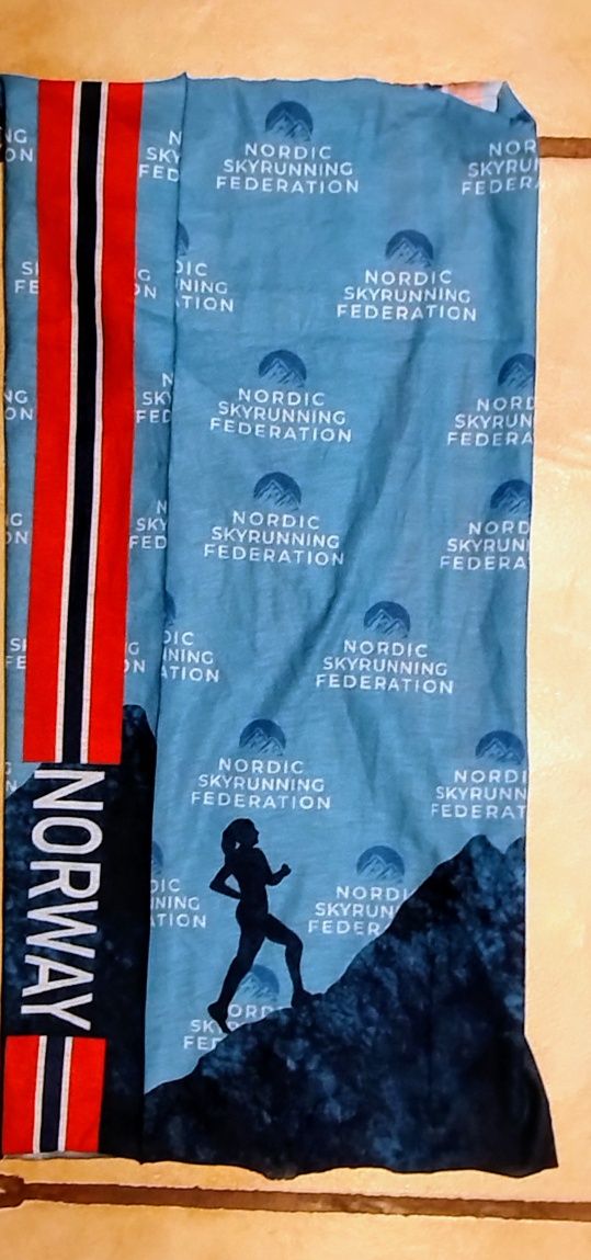 Ochraniacz szyi Bandana Norway Nordic Skyrunning Federation