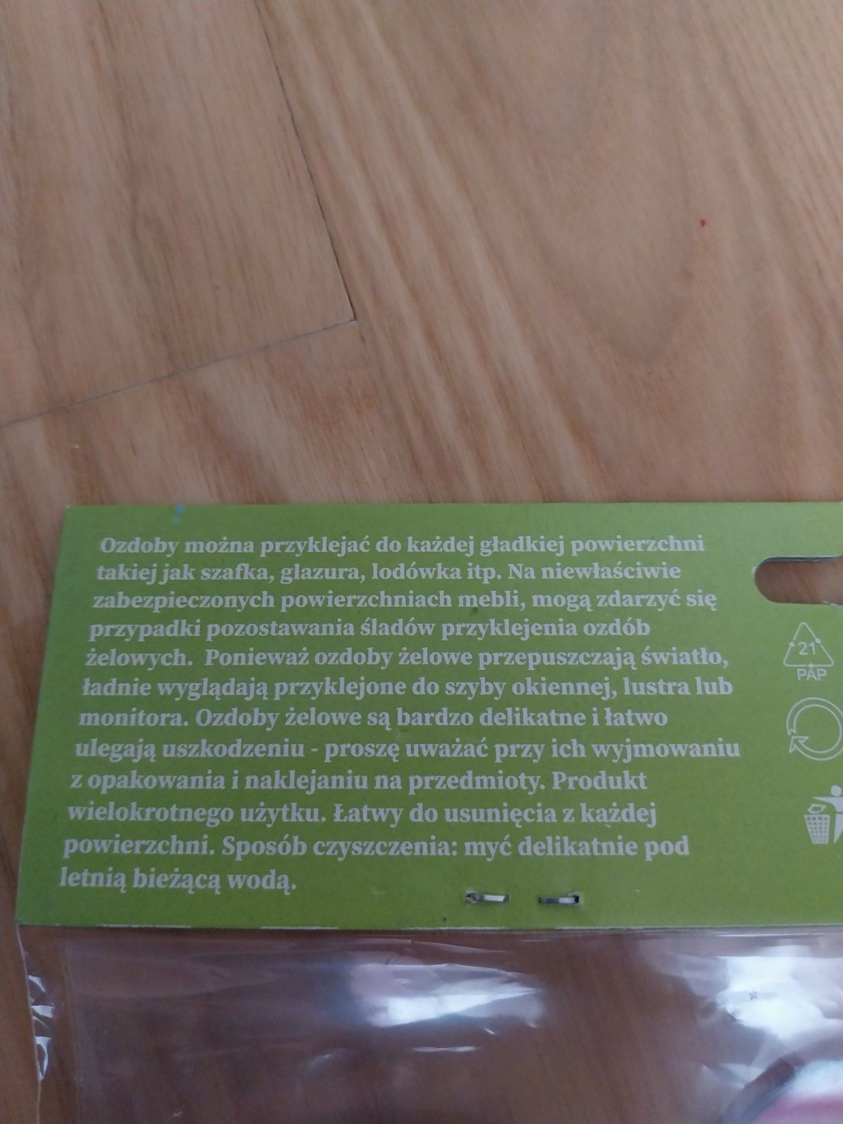 Ozdoby żelowe na szybę świąteczne na Wielkanoc zestaw