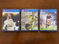 Jogos PS4 - FIFA 16,17 e 18