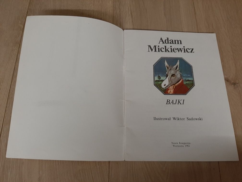 Bajki - Adam Mickiewicz, wyd. 1982 r.
