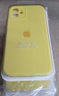 Чехол Soft Case iPhone 12 Yelow