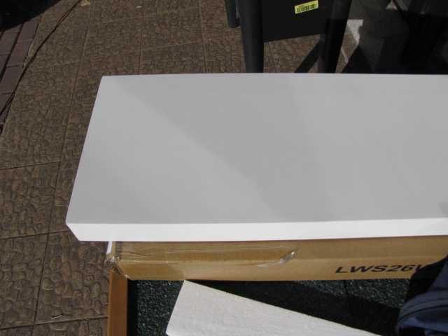 VASAGLE Regał ścienny, półka ścienna na książki, obrazy, wiszący