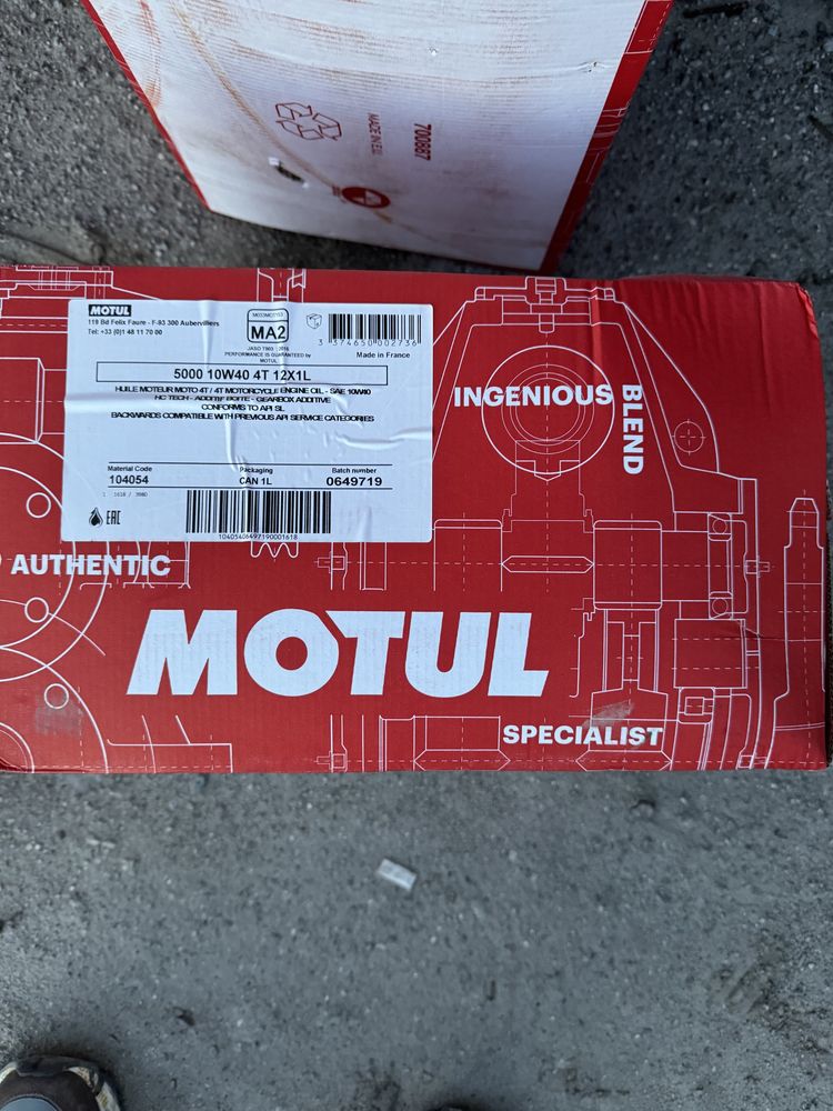 Масло motul 10w40