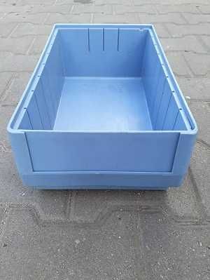 Skrzynki pojemniki plastikowe kuweta skrzynia warsztatowa 39x23x14