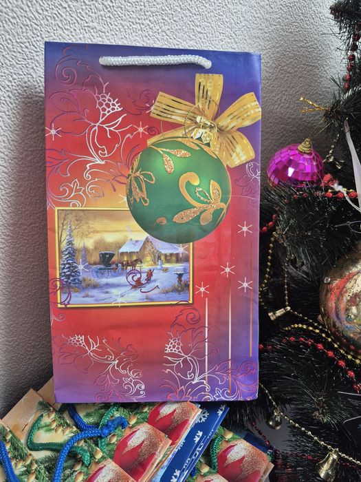 Пакет подарунковий 27×17  10 штук за 50 грн