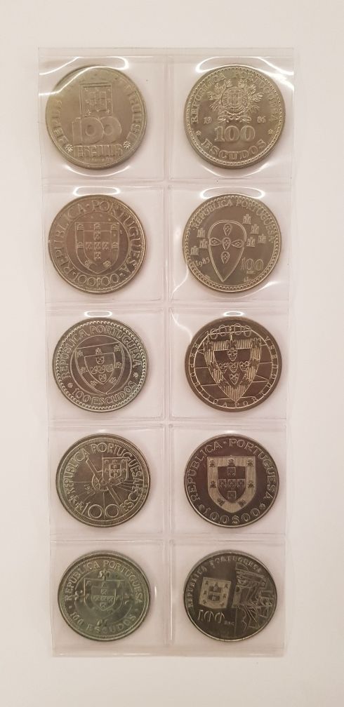 Moedas de 100 escudos Portugal