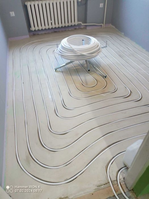 Frezowanie pod ogrzewanie podłogowe