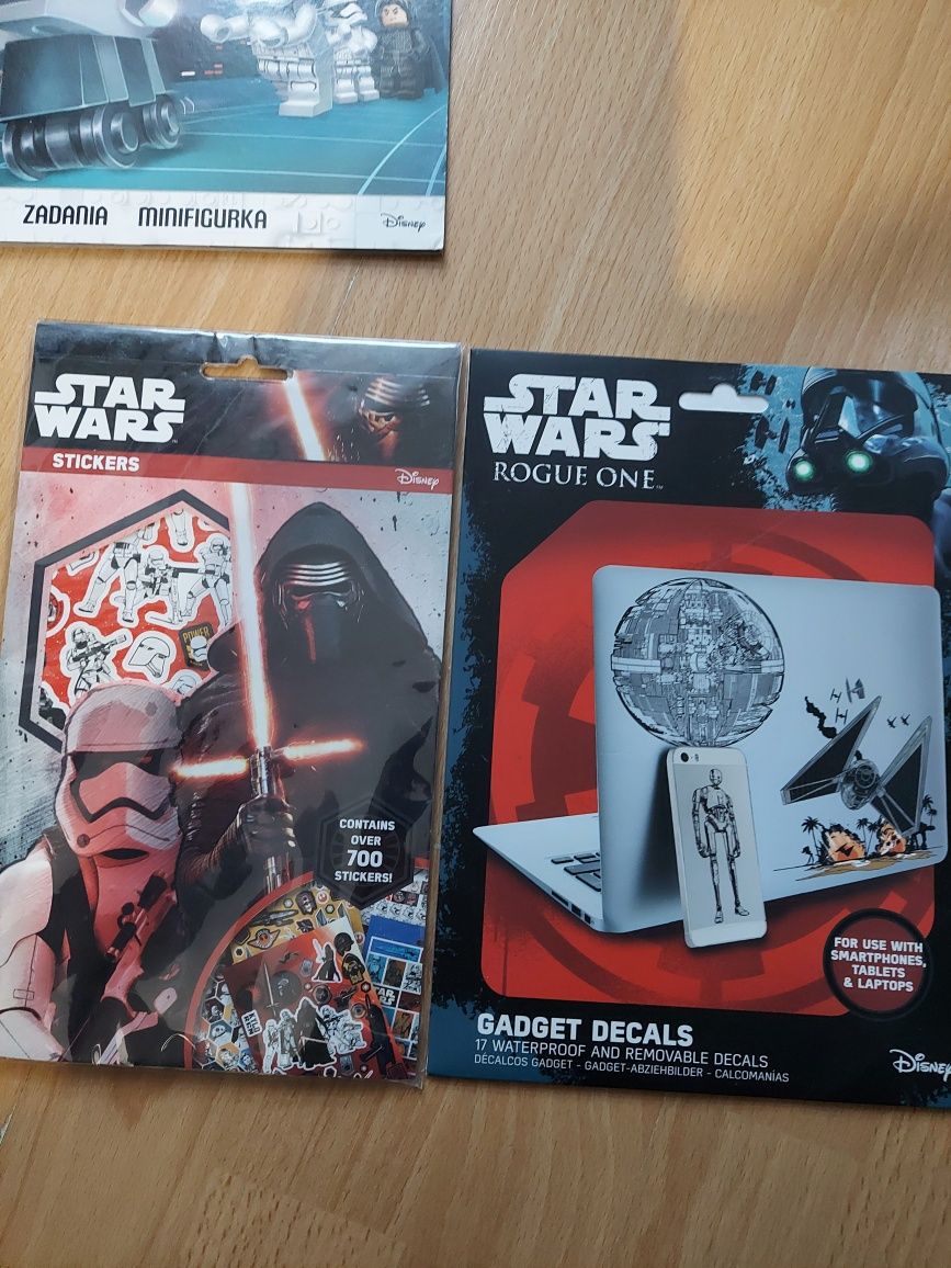 Star wars książki naklejki