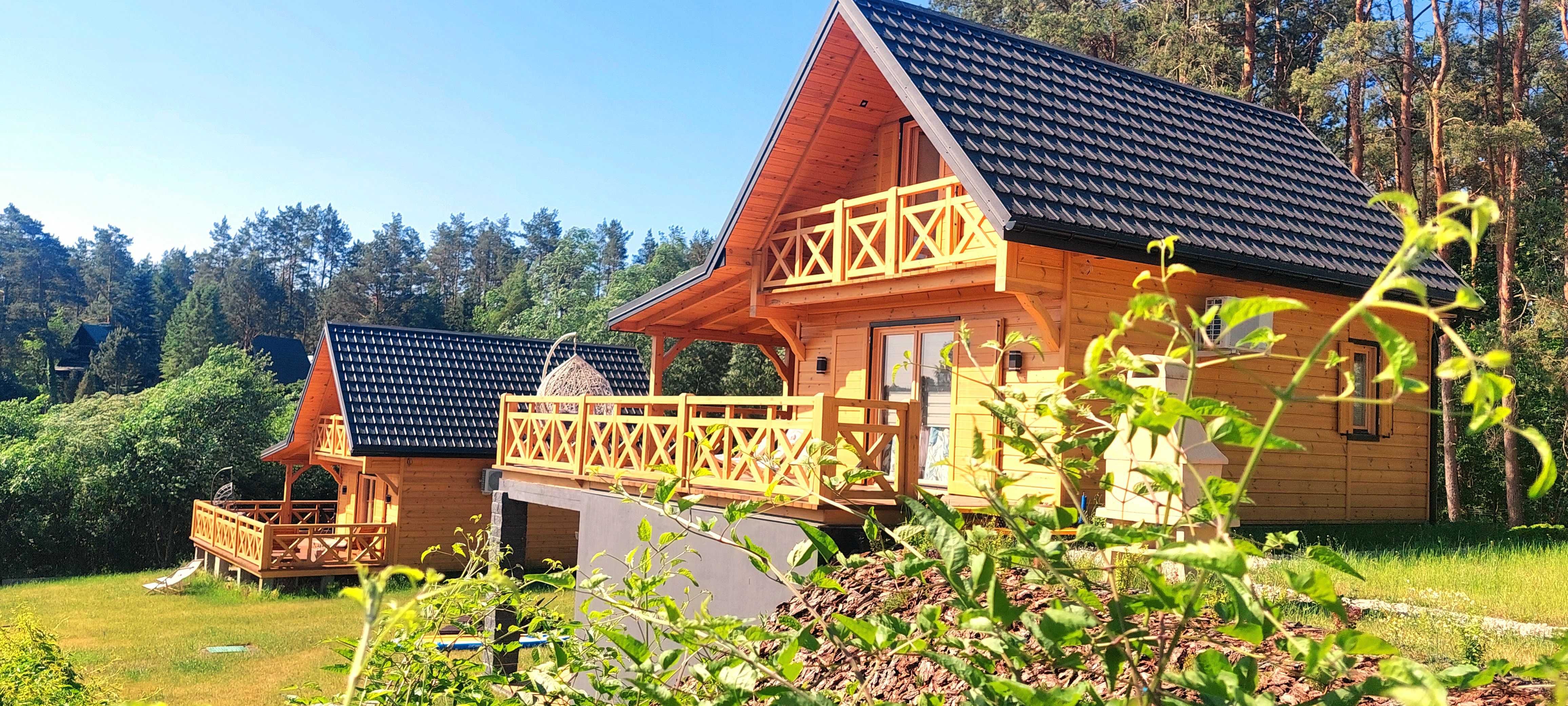 Domek JACUZZI Mazury nad jeziorem