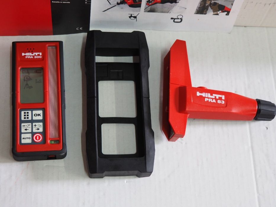 Detektor PRA 300 Niwelator obrotowy HILTI PR 300 sterowanie