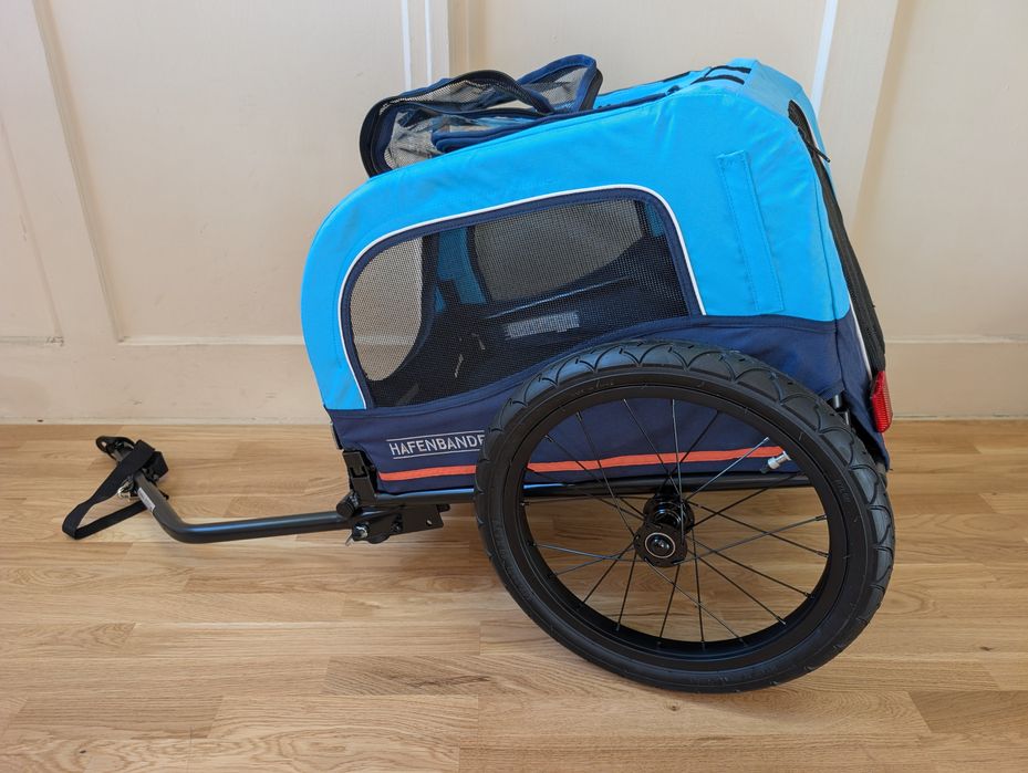 Hafenbande Przyczepka Rowerowa Cabby S dla psa 116x52x61cm do 20kg 857