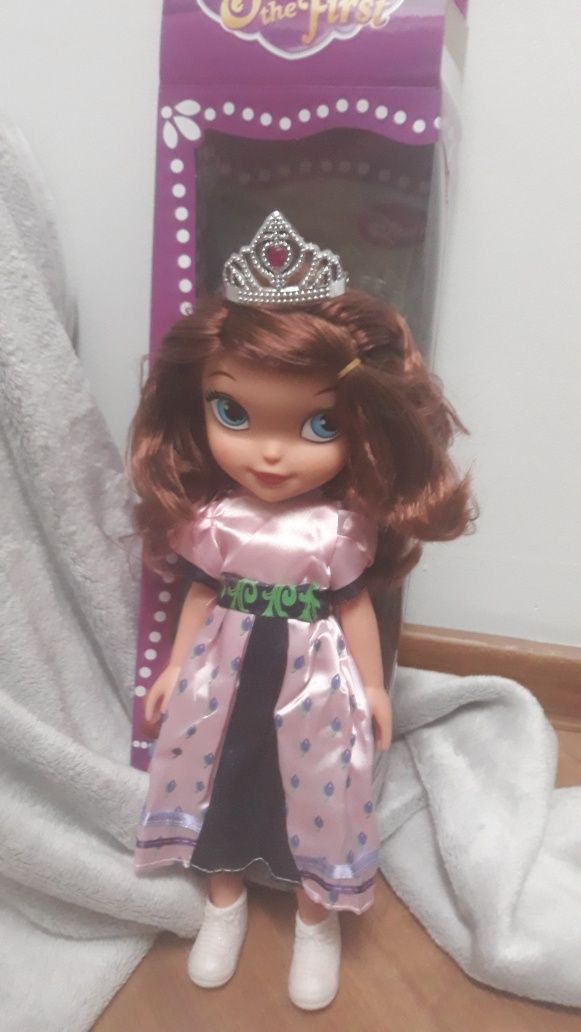 Lalka z koroną duża Księżniczka Wysokość Zosia prezent dla dziewczynki