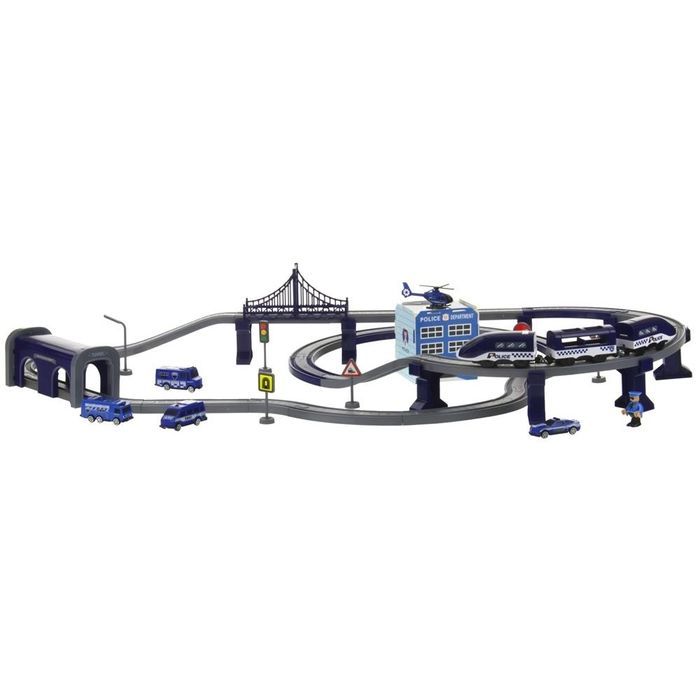 Pociąg Duża Kolejka Elektryczna Policja Auta 92el.