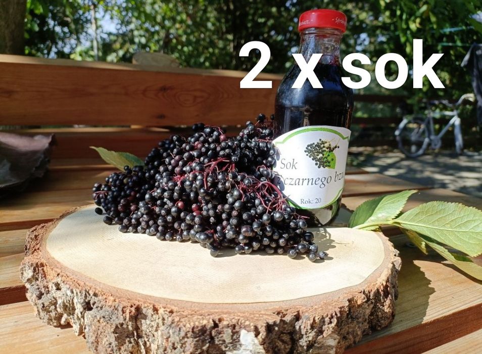 Sok z czarnego bzu 2x 300 ml