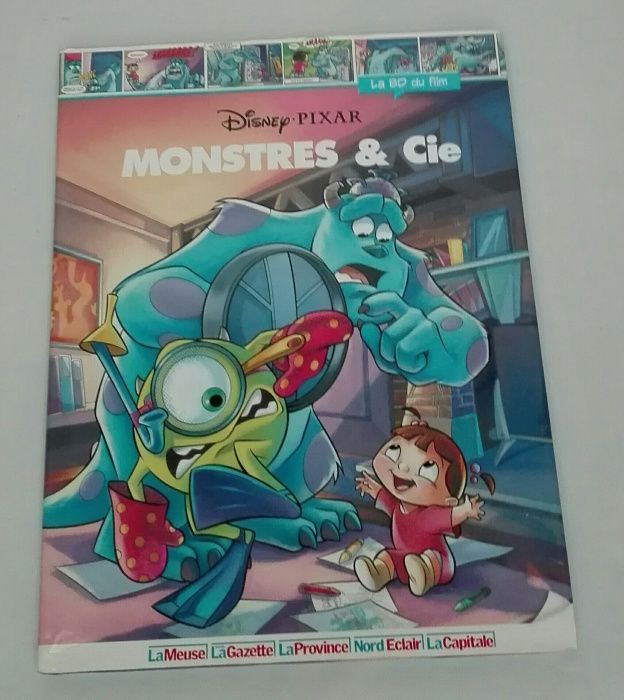 Livro BD 'Monstros e Companhia' francês