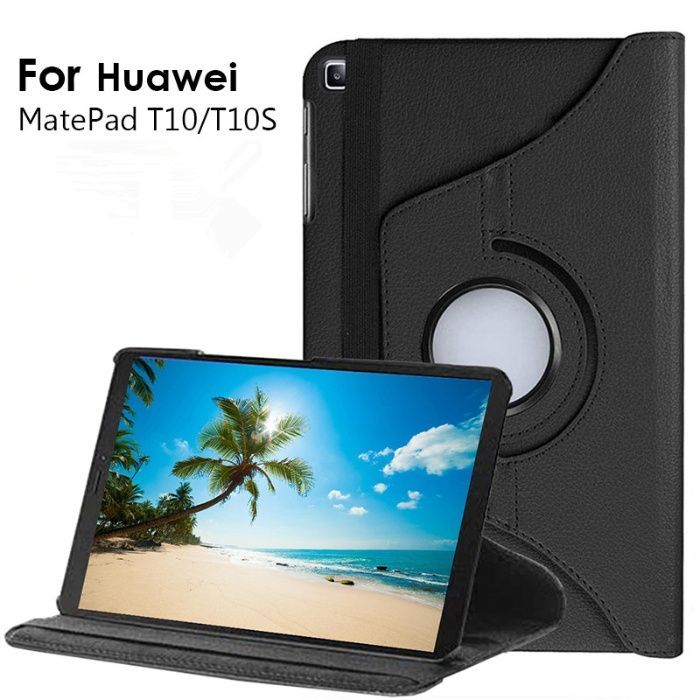 ETUI obrotowe 360 huawei MATEPAD T10/T10S czarny