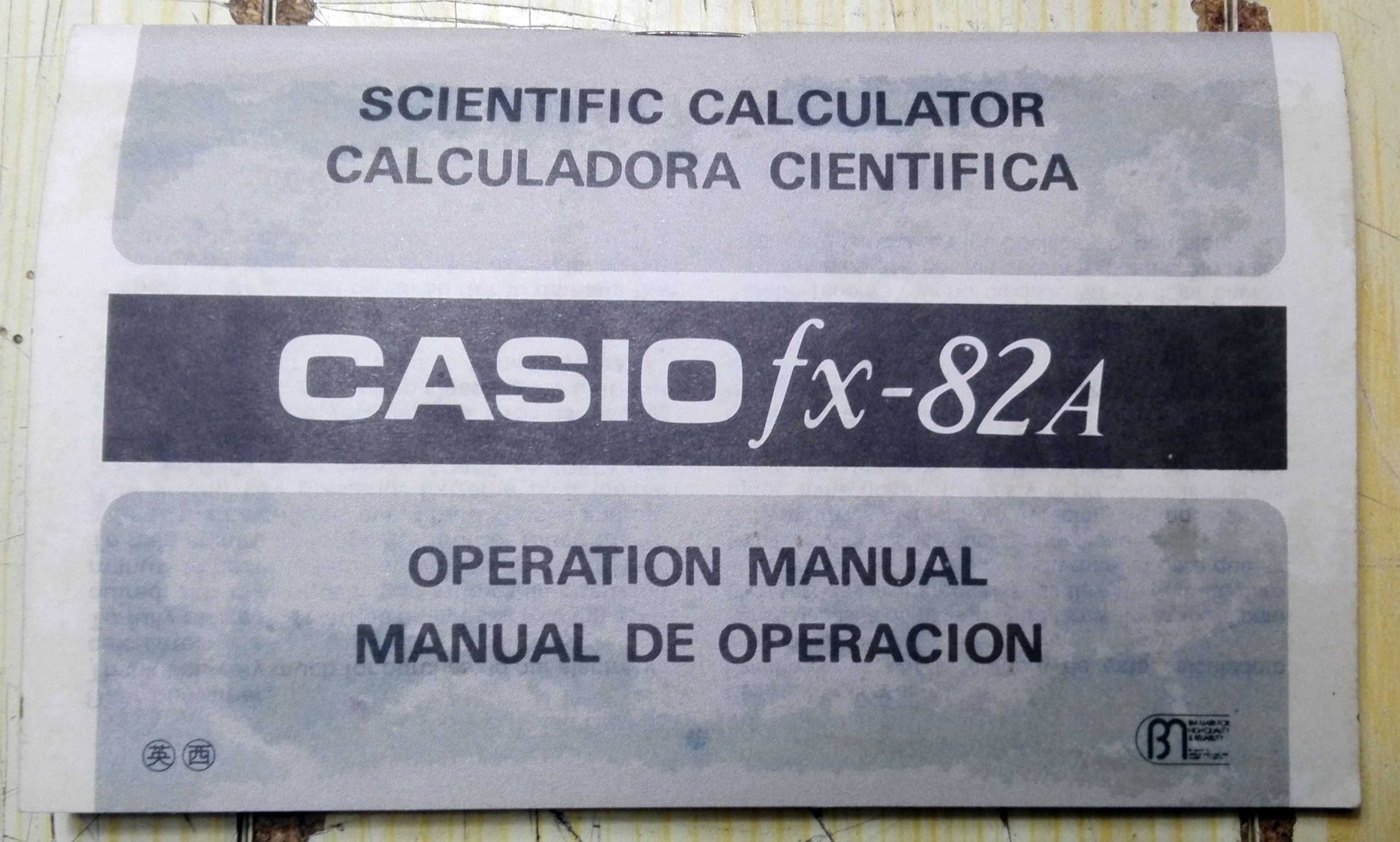Calculadora CASIO fx-82A